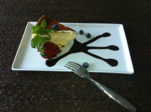 New York-Style Cheesecake....